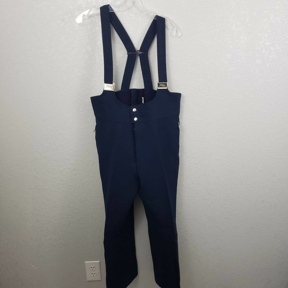 Vtg Austria Feller Hosen Snow pants Ski Bibs 34 Lg